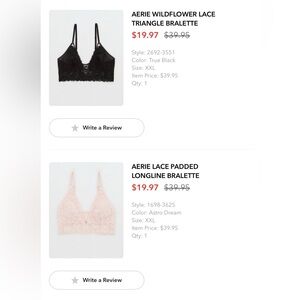 AERIE Bralettes